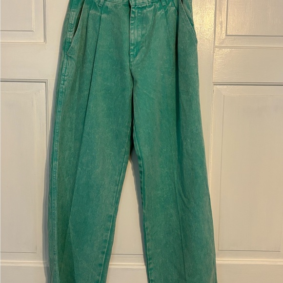 Avec Les Filles Teal Chinos Trouser Jeans size 26 - Picture 1 of 9